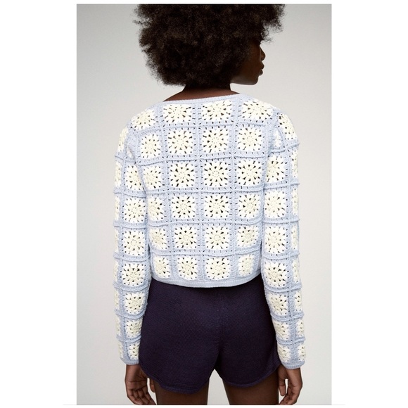 Zara Special Edition Crochet Cardigan 